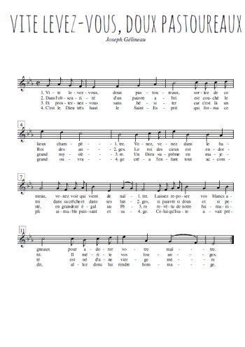 Vite, levez-vous, doux pastoureaux